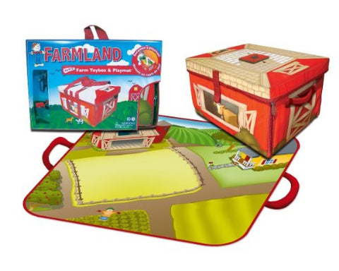Neat‐Oh!® ZipBin® Farmland™ 100 Animal Toy Box Playset w/ 2 Toys