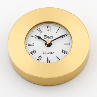 Brass Clock Chart Weight, 3in L x 3in W x 0.6in H, 0.8 lb