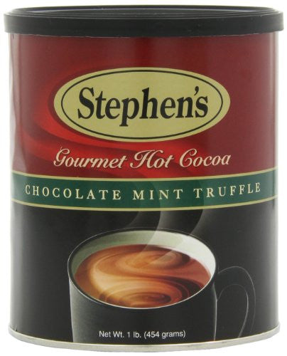 Stephen's Gourmet Hot Cocoa, Chocolate Mint Truffle - 1lb. Canister