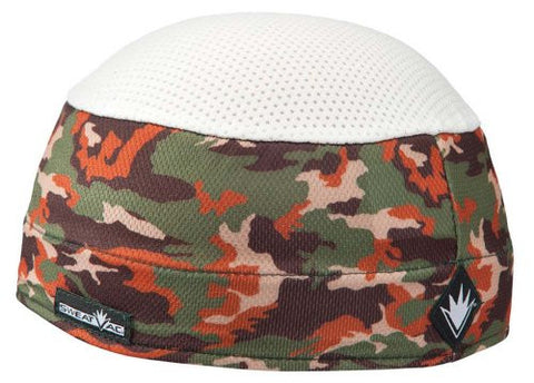 Pattern Ventilator Cap White Top, Camouflage