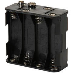 Battery Holder for 8 x AA-Cell (With Snap Terminals)