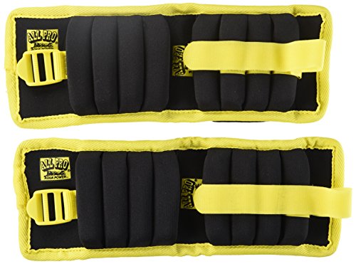 All Pro Weight Adjustable Aqua Power Aquatic Wrist Weights, 4-Pound