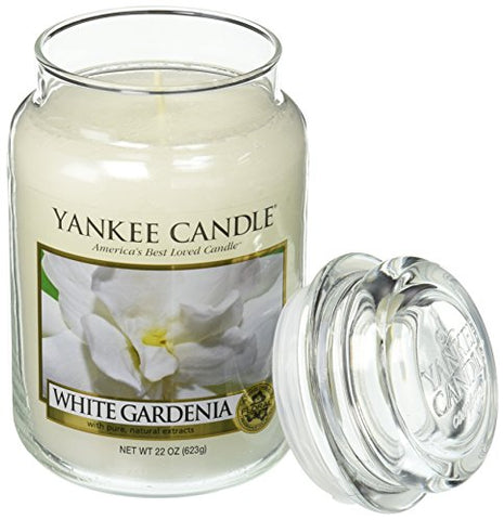 Candles, Large Jar, White Gardenia, Spring, 22 oz