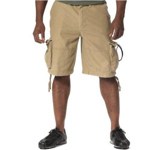Vintage Khaki Infantry Utility Shorts - Medium