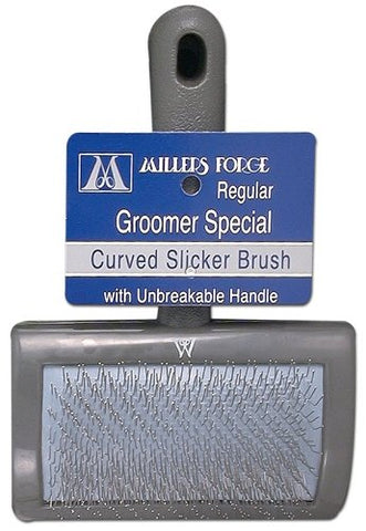 Medium Unbreakable Slicker Brush, Curved