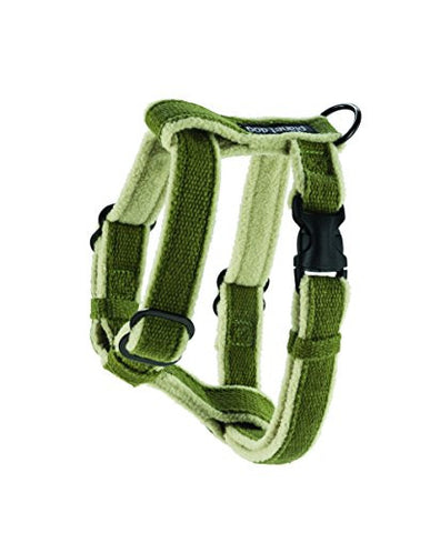 Cozy Hemp Adjustable Harness - Apple Green - Medium