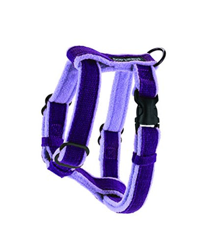 Cozy Hemp Adjustable Harness - Purple - Large