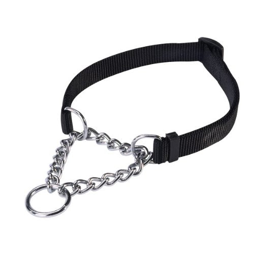 Guardian Gear Martingale Dog Collars - Black, 16-24 in