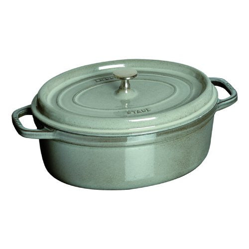 Staub Oval Cocotte, 7QT, Graphite