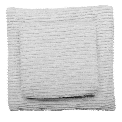 Kitchen Towel - Ripple - White