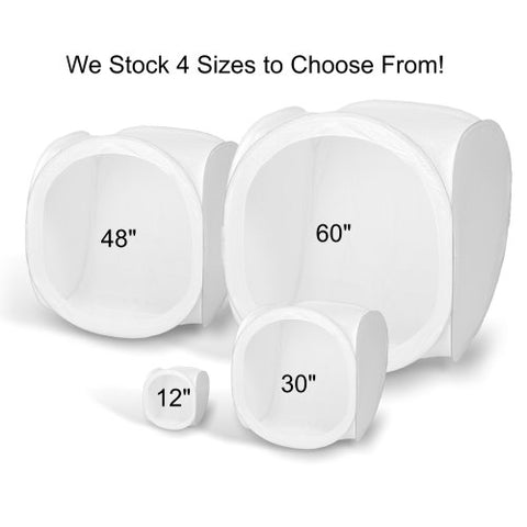 60 Inch Light Tent Photo Cube Softbox with 4 Colored Backgrounds