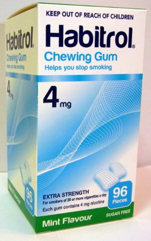 Chewing Gum - Extra Strenght 4mg, 96 pcs. (Mint Flavor) - (Pack of 2)