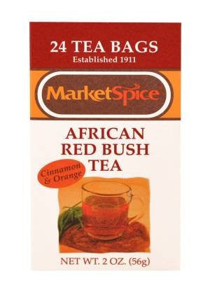 African RedBush Teabags Cinnamon-Orange, 24 teabags