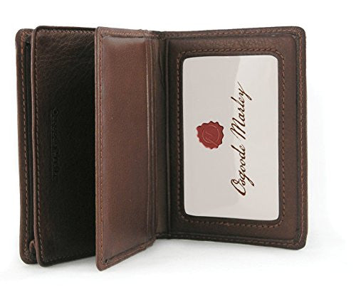 Cashmere Extra Page Card Case with ID - Brandy