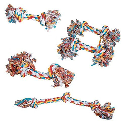 Zanies Rope Bones Dog Toys - Multi, 16 in