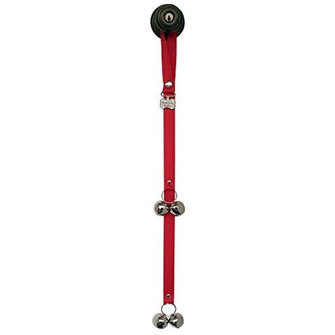 PoochieBells Classic Solid Cherry Red