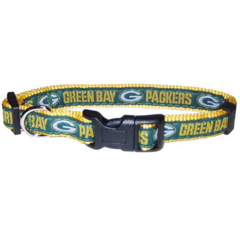 Green Bay Packers Dog Collar - Alternate: Large Collar