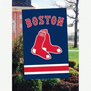 MLB Boston Red Sox Applique Banner Flag