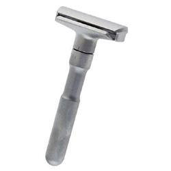 Merkur Razors F U T U R with Duoclip and adjustable blade system, in card board box with 1 blade, chrome-plated, satin finished