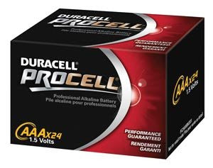 Duracell Procell AAA Alkaline Batteries (PC2400 PC-2400)