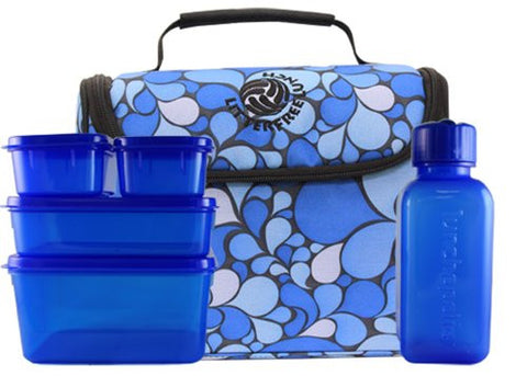 Lunchopolis - Blue (w/BPA-free containers)
