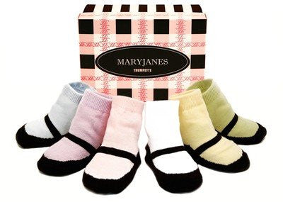 Maryjane's Pastel (0-12 M) 6 pairs