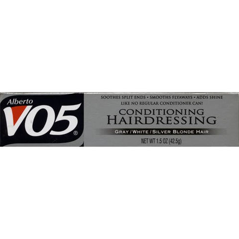 Alberto VO5 Conditioning Hairdressing for Gray/White/Silver Blonde Hair 1.5 oz (3 pack)