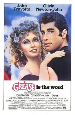 Grease John Travolta Olivia Newton-John Movie Poster Print - 27x40
