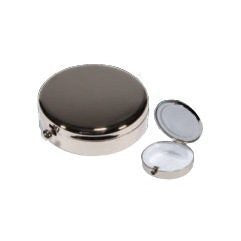 Round Pill Box Silver plated