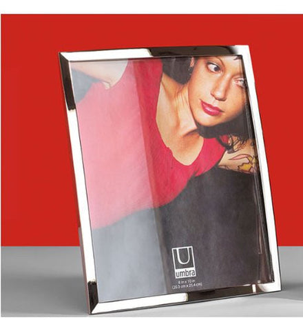 Umbra Senza Frame, Designed by Fiona Ara, Chrome (Size: 5x7)