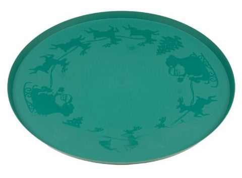 28.5"D RESIN TREE STAND TRAY PROTECTS FLOOR FROM WATER & SCRATCHES - EACH/COLOR LABEL - 12PC FLOOR DISPLAY