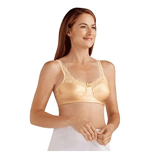 Annabel Soft Cup Wire Free Bra - Pearl Beige, 38D