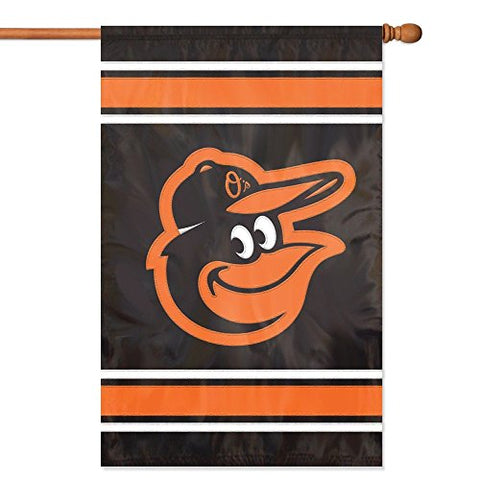 Baltimore Orioles Applique Banner Flag (44" x 28")