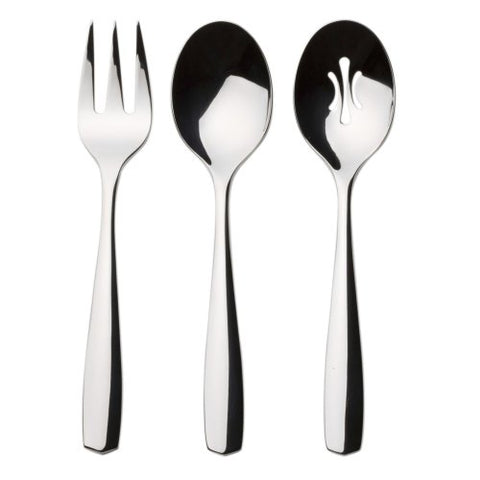 Fjord 3 Piece Hostess Set, 18/10 Stainless Steel