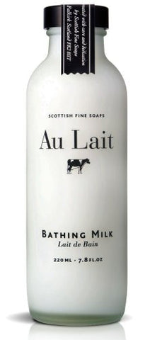 Au Lait, Bathing Milk Glass Jug, Bubble Bath, 220 ml