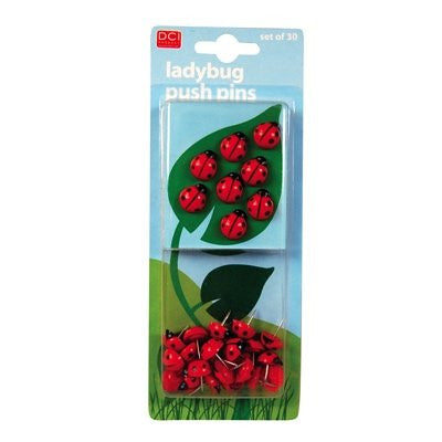 Novelty Pushpins (Color: Ladybug)
