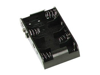 Battery Holder for 4 x C-Cell (With Snap Terminals)
