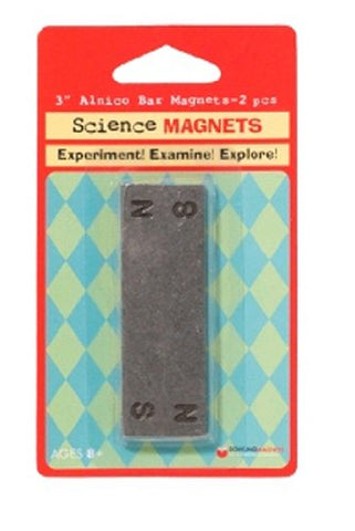 Alnico Bar Magnets 3" Long (2 pcs)