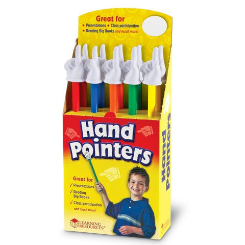 15" Hand Pointers, Set of 10 in POP Display