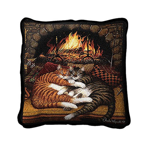 All Burned Out Pillow- 17 x 17