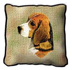 Beagle Pillow- 17 x 17