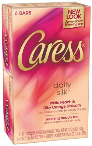 Caress Daily Silk Soap 4 oz