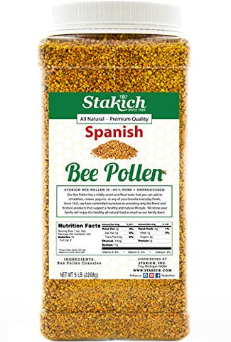 Spanish Bee Pollen - Granules, 5 lb