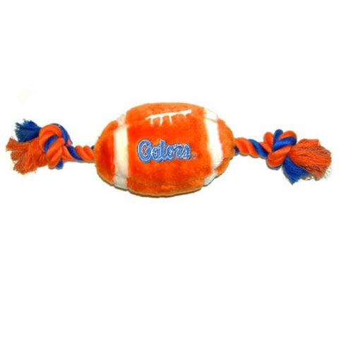 Florida Gators Plush Football Dog Toy