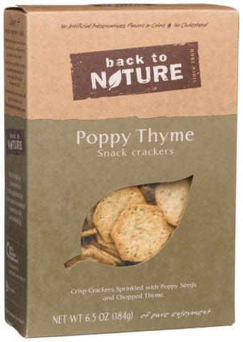 Crackers Poppy & Thyme 6.5 oz