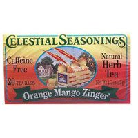 Celestial Seasonings Tangerine Orange Zinger Herb Tea, 20 bags (Pack of 2)
