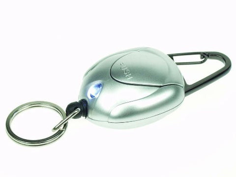 Keychain with White Led Light and Extendable Cord