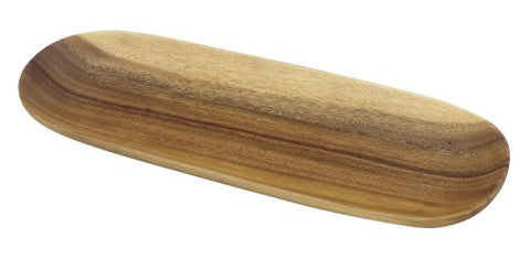 Acacia Wood Baguette Tray, 16.5" x 5.5" x 1"