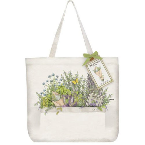 Herb de Provence Canvas Tote Bag