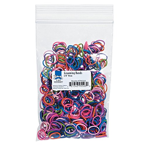 Top Performance Grooming Bands - Neon, 3/8 in
